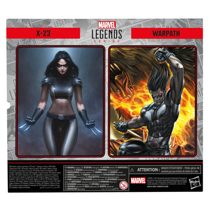 Marvel Legends Series X-Force X-23 & Warpath 2-Pack Kids in Boots