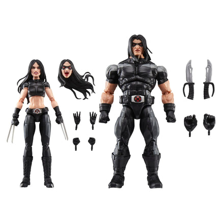 Marvel Legends Series X-Force X-23 & Warpath 2-Pack Kids in Boots
