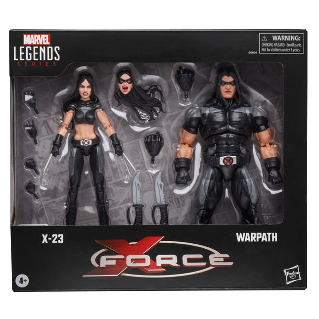 Marvel Legends Series X-Force X-23 & Warpath 2-Pack Kids in Boots