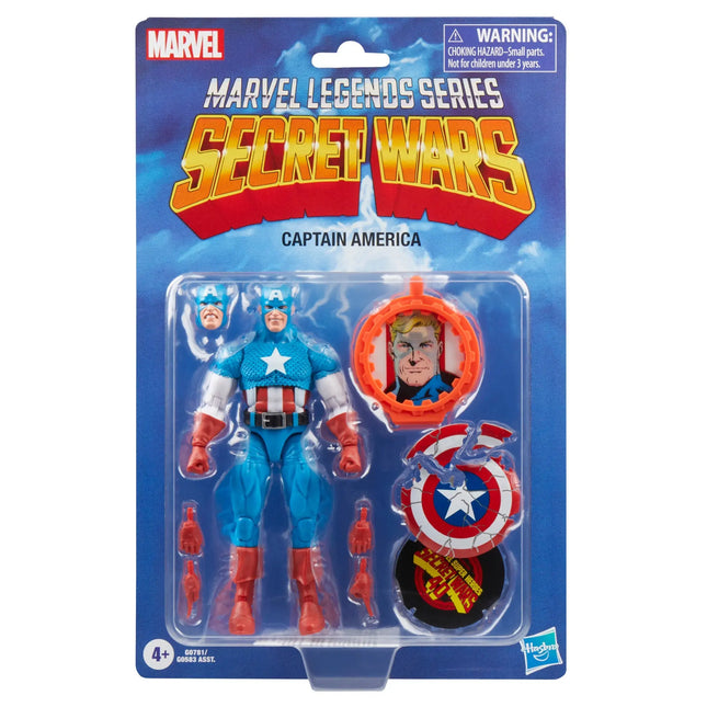 Marvel Legends Retro Secret Wars Captain America Kids in Boots