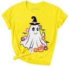Girls Ghost Halloween Graphic Tee