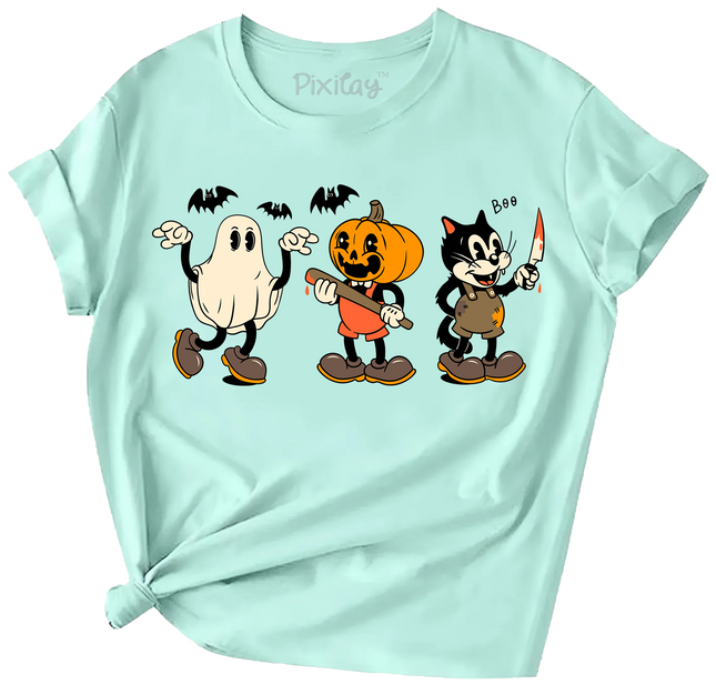 Girls Halloween Graphic Tee