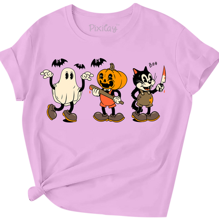 Girls Halloween Graphic Tee