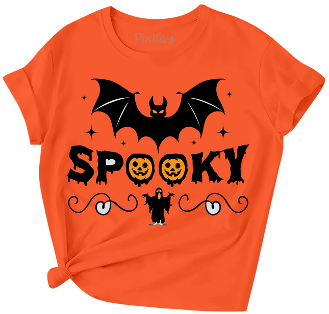 Girls Spooky Halloween Graphic Tee