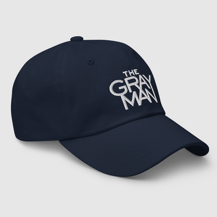 Gray Man Dad Hat [Navy]