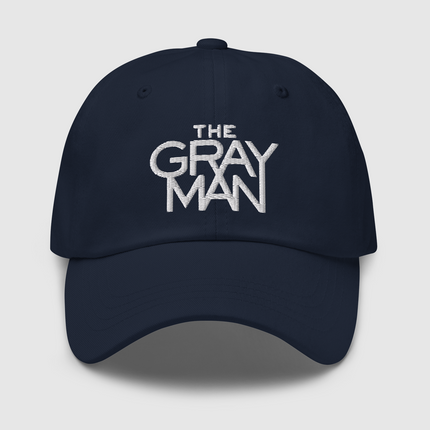 Gray Man Dad Hat [Navy]