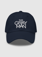 Gray Man Dad Hat [Navy]