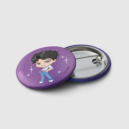 KPop Demon Hunters Chibi Saja Boys Soda Pop Pin Set