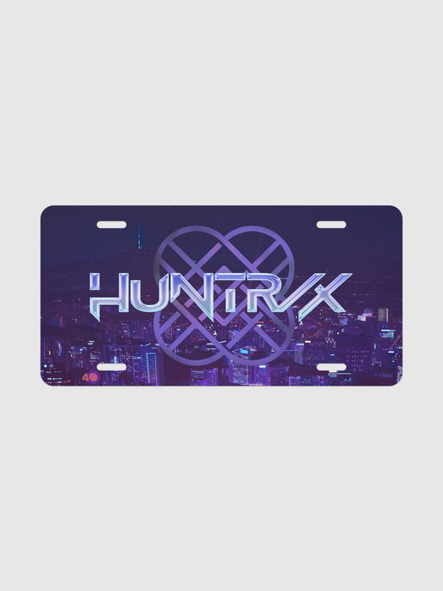 KPop Demon Hunters HUNTR/X Logo Vanity Plate
