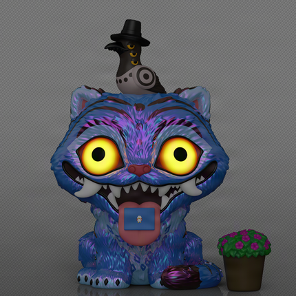 KPop Demon Hunters Derpy Tiger with Sussie Glow in the Dark Funko Pop! Premium Figure