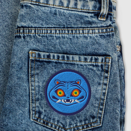 KPop Demon Hunters Derpy Tiger Embroidered Patch