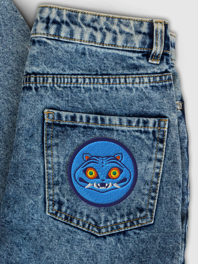 KPop Demon Hunters Derpy Tiger Embroidered Patch