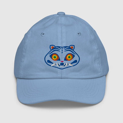 KPop Demon Hunters Derpy Tiger Embroidered Youth Baseball Hat