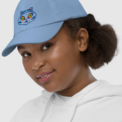 KPop Demon Hunters Derpy Tiger Embroidered Youth Baseball Hat