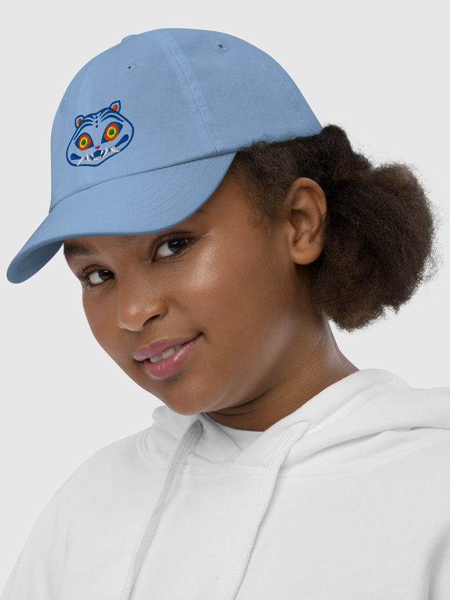 KPop Demon Hunters Derpy Tiger Embroidered Youth Baseball Hat