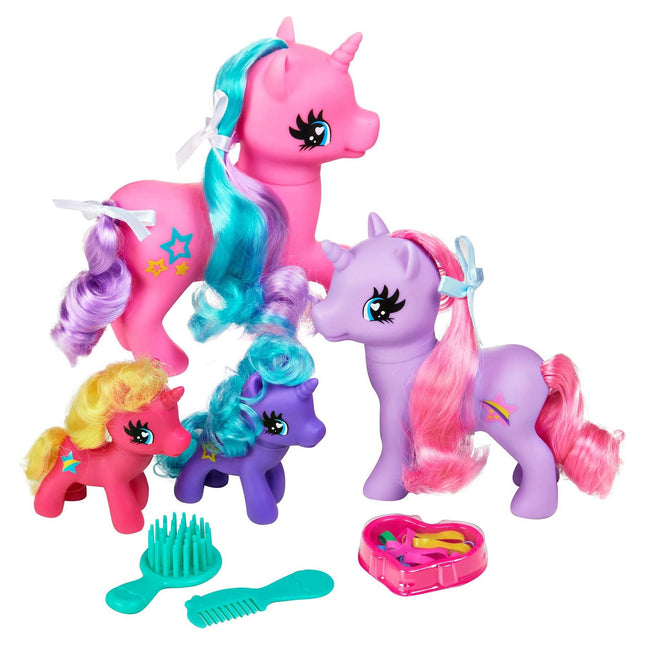 Kid Connection Miniature Unicorn Playset, 16 Pieces, Toddler Toys for Children Ages 3+