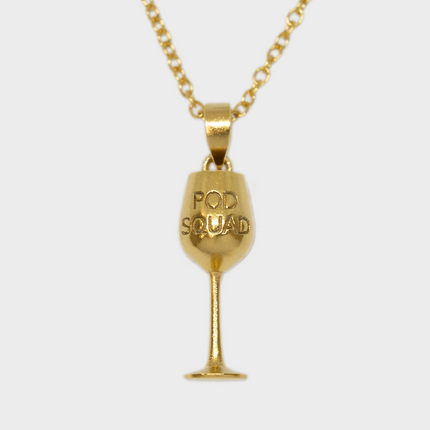 Love is Blind Pod Squad Golden Goblet Necklace
