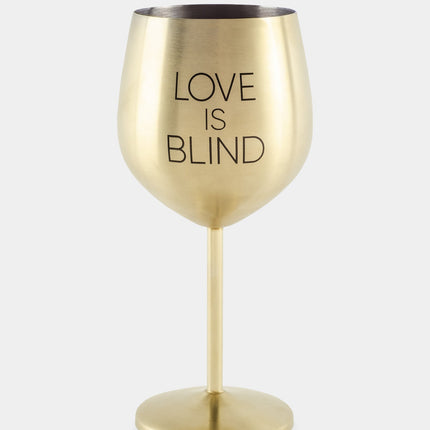Love is Blind 17 oz. Golden Goblet