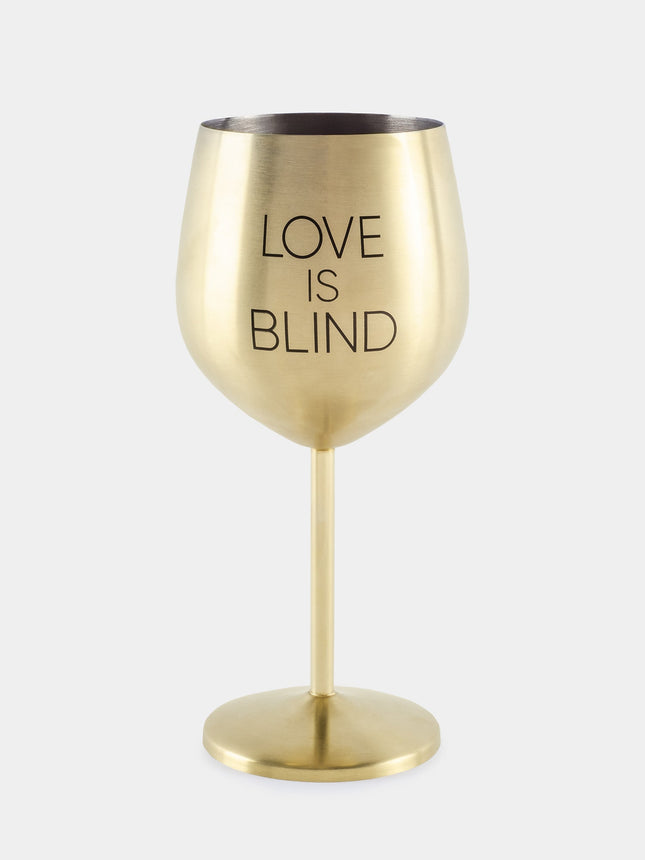 Love is Blind 17 oz. Golden Goblet
