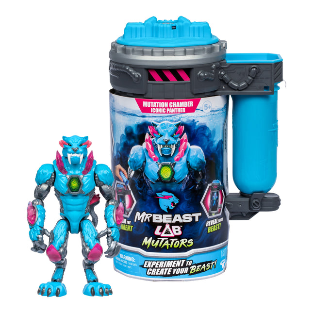 Lab Mutators Iconic Panther Action Figure, Mutate the Ultimate Beast, Ages 5+