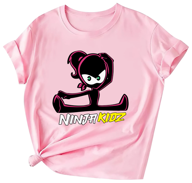 Ninja Kidz Graphic Tee, Cotton/Poly Blend T-Shirt for Kids