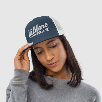 Outer Banks Kildare Island Embroidered Flat Bill Hat