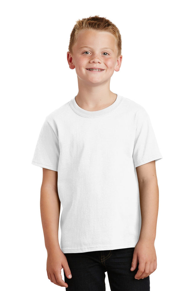 Port & Company ®  - Youth Core Cotton Tee. PC54Y, Basic Colors