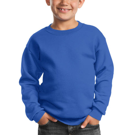 Port & Company ®  - Youth Core Fleece Crewneck Sweatshirt.  PC90Y