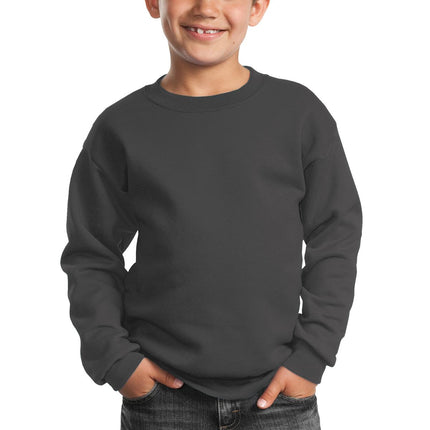 Port & Company ®  - Youth Core Fleece Crewneck Sweatshirt.  PC90Y