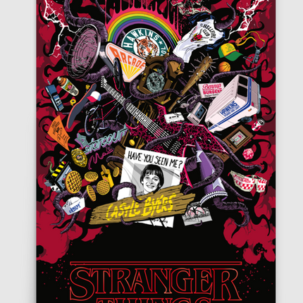 Stranger Things Season 4 x Butcher Billy Poster [24�E¿½E�E�E¬³ÁEE36�E¿½E�E�E¬³]