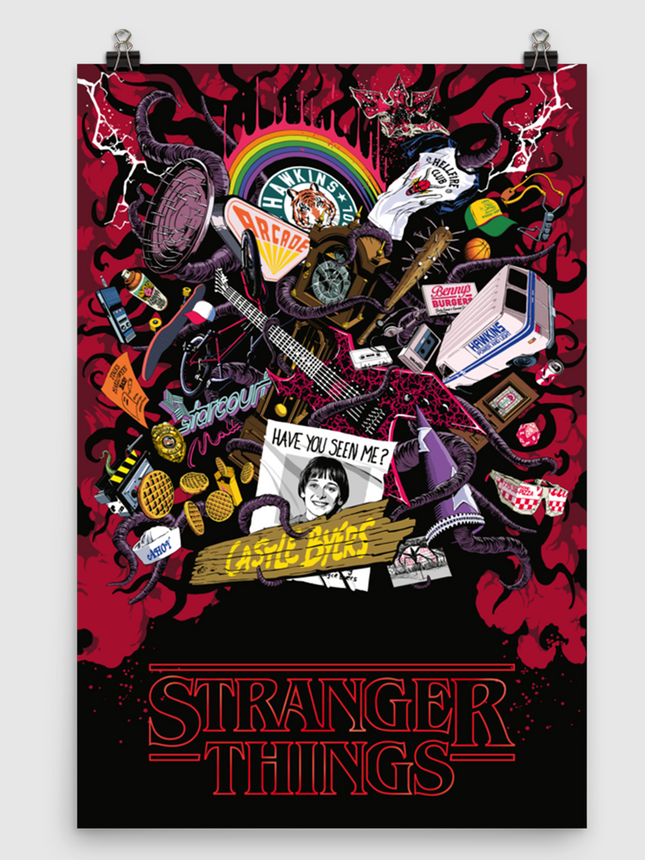 Stranger Things Season 4 x Butcher Billy Poster [24�E¿½E�E�E¬³ÁEE36�E¿½E�E�E¬³]
