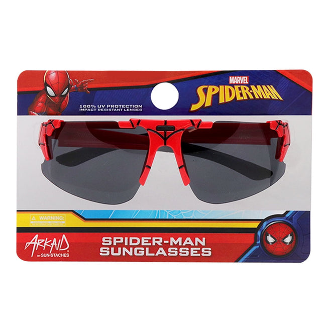 Red Spider-Man Web Kids Sports Wrap Sunglasses