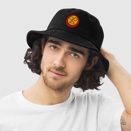 Sakamoto Days Logo Denim Bucket Hat