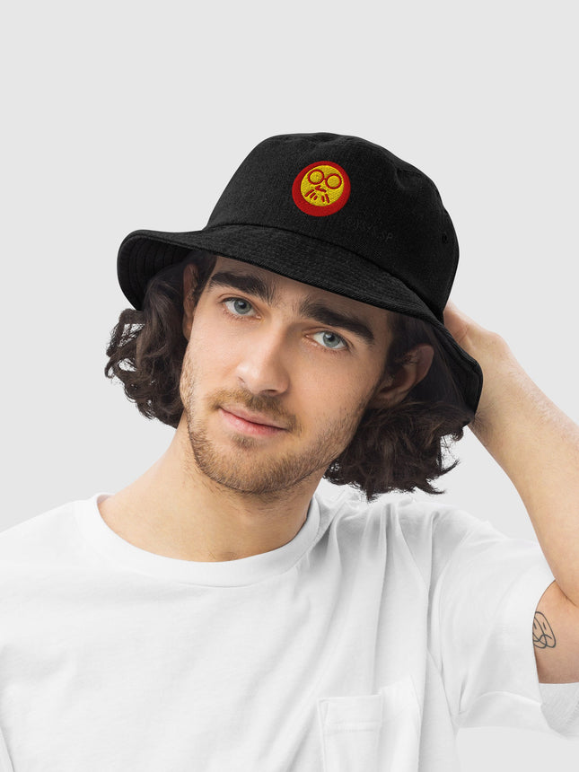 Sakamoto Days Logo Denim Bucket Hat