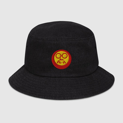 Sakamoto Days Logo Denim Bucket Hat
