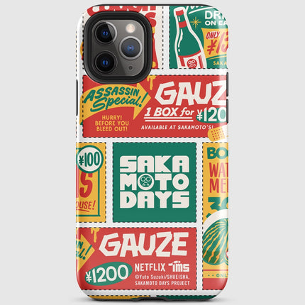 Sakamoto Days Coupons iPhone Tough Case