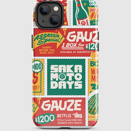 Sakamoto Days Coupons iPhone Tough Case