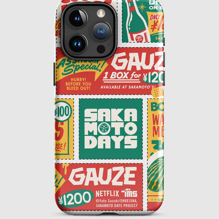 Sakamoto Days Coupons iPhone Tough Case