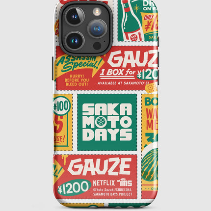 Sakamoto Days Coupons iPhone Tough Case