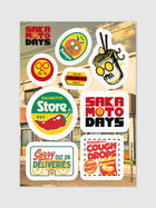 Sakamoto Days Icons Sticker Sheet