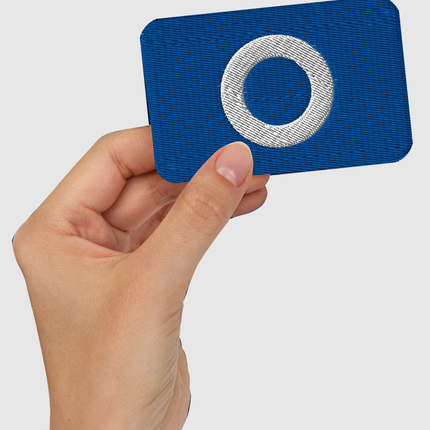 Squid Game Blue O Embroidered Patch