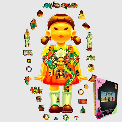 Squid Game Young-hee Wooden Jigsaw Puzzle