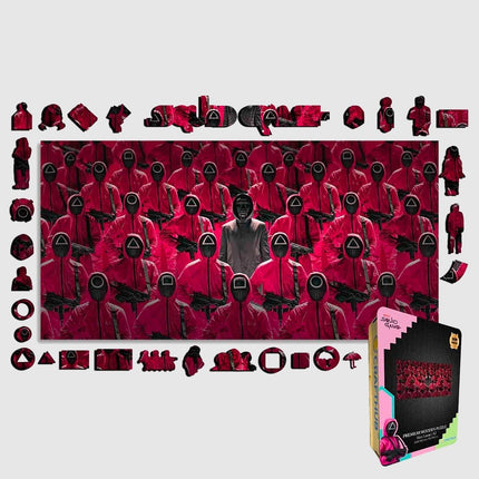 Squid Game Guardians of the Game Wooden Jigsaw Puzzle