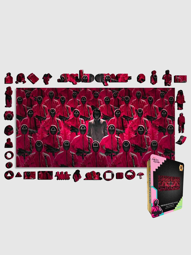 Squid Game Guardians of the Game Wooden Jigsaw Puzzle