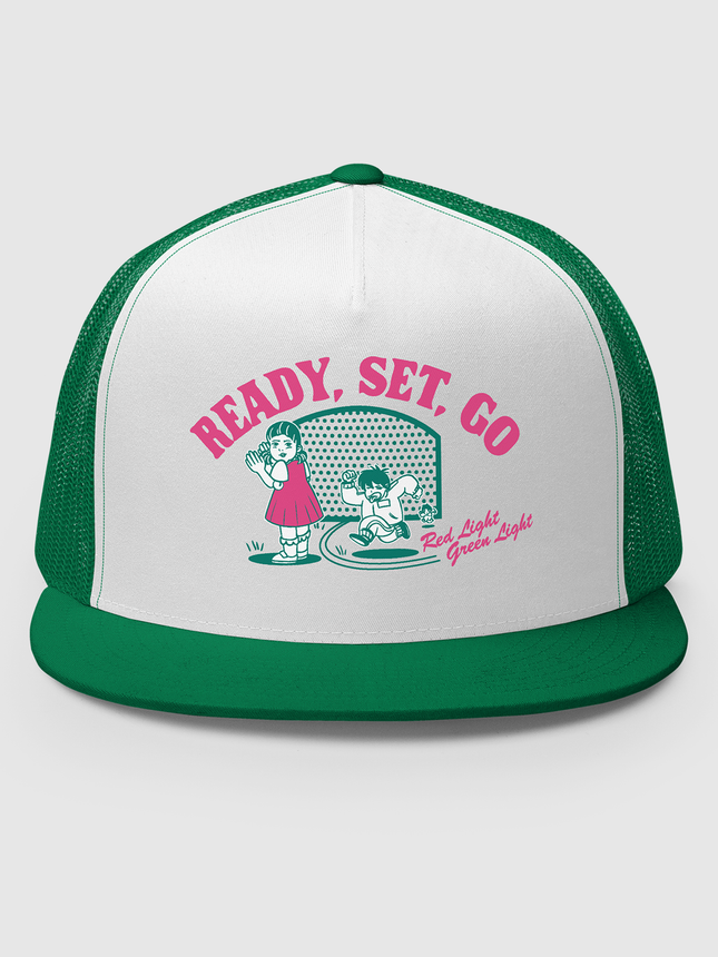 Squid Game Ready, Set, Go Trucker Hat