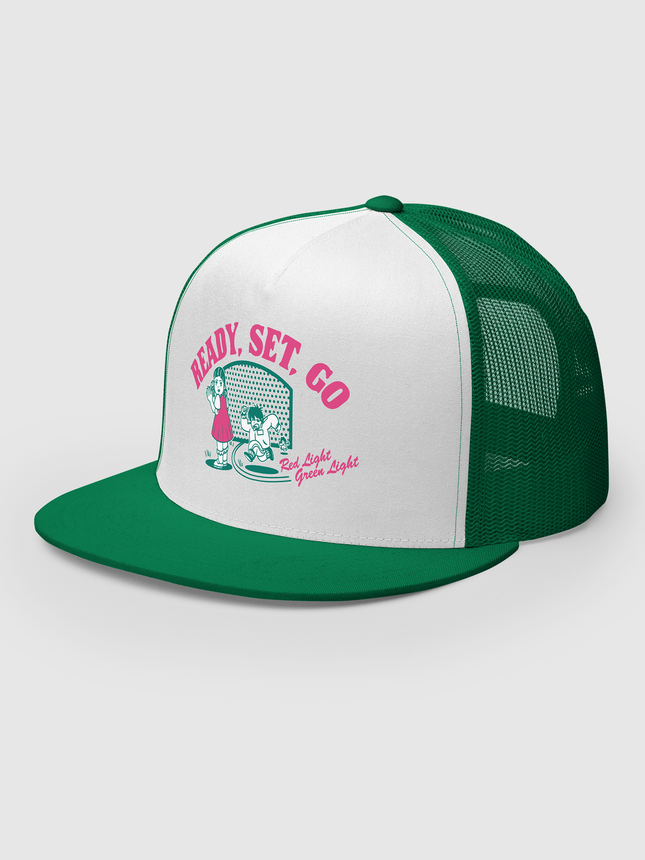Squid Game Ready, Set, Go Trucker Hat