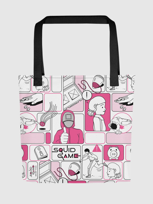 Squid Game Comic Tote Bag