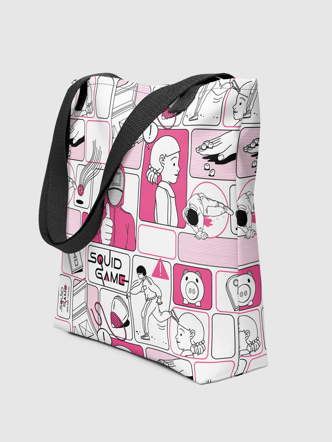 Squid Game Comic Tote Bag