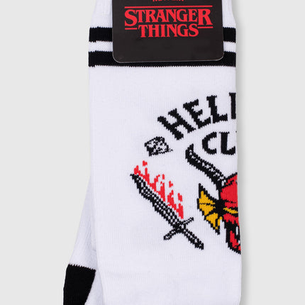 Stranger Things Hellfire Club Socks
