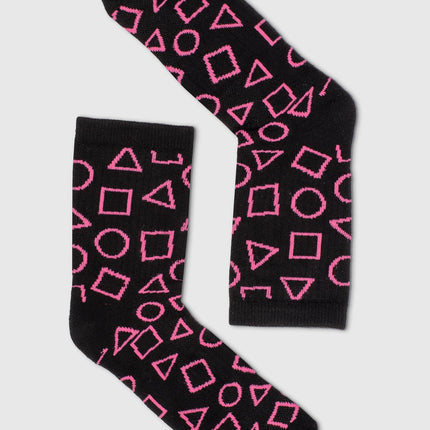 Squid Game Symbols Socks
